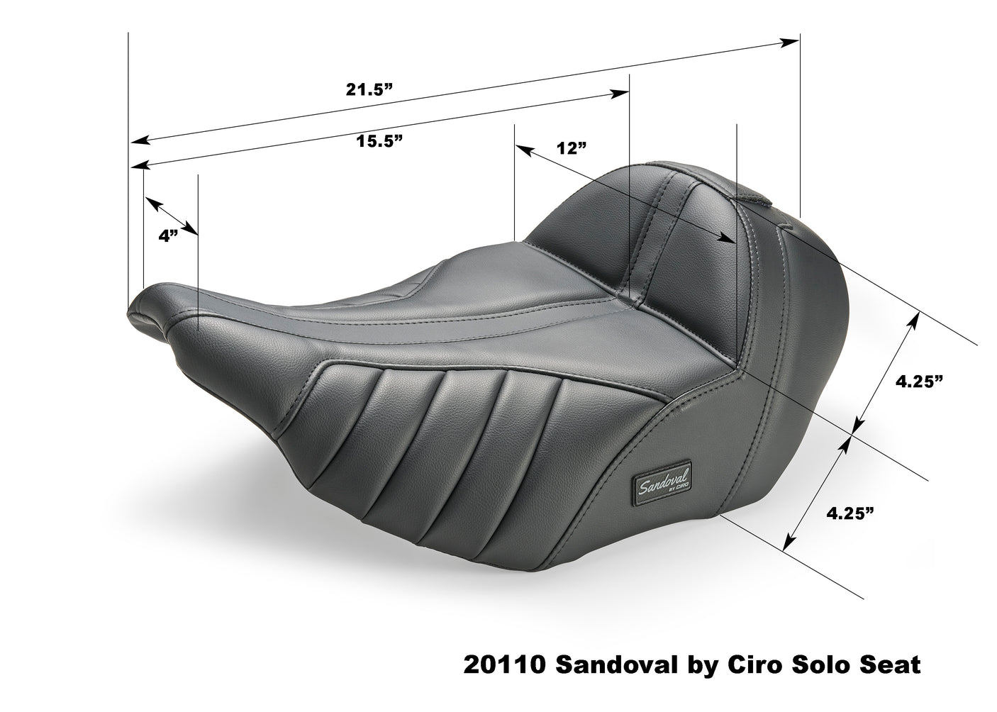 Sandoval Driver Seat by Ciro / '23.5-up Harley-Davidson Touring