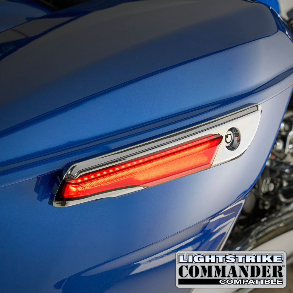 Lighted Saddlebag Hinge Covers / ’23.5-up H-D Touring - COMING SOON Accessory