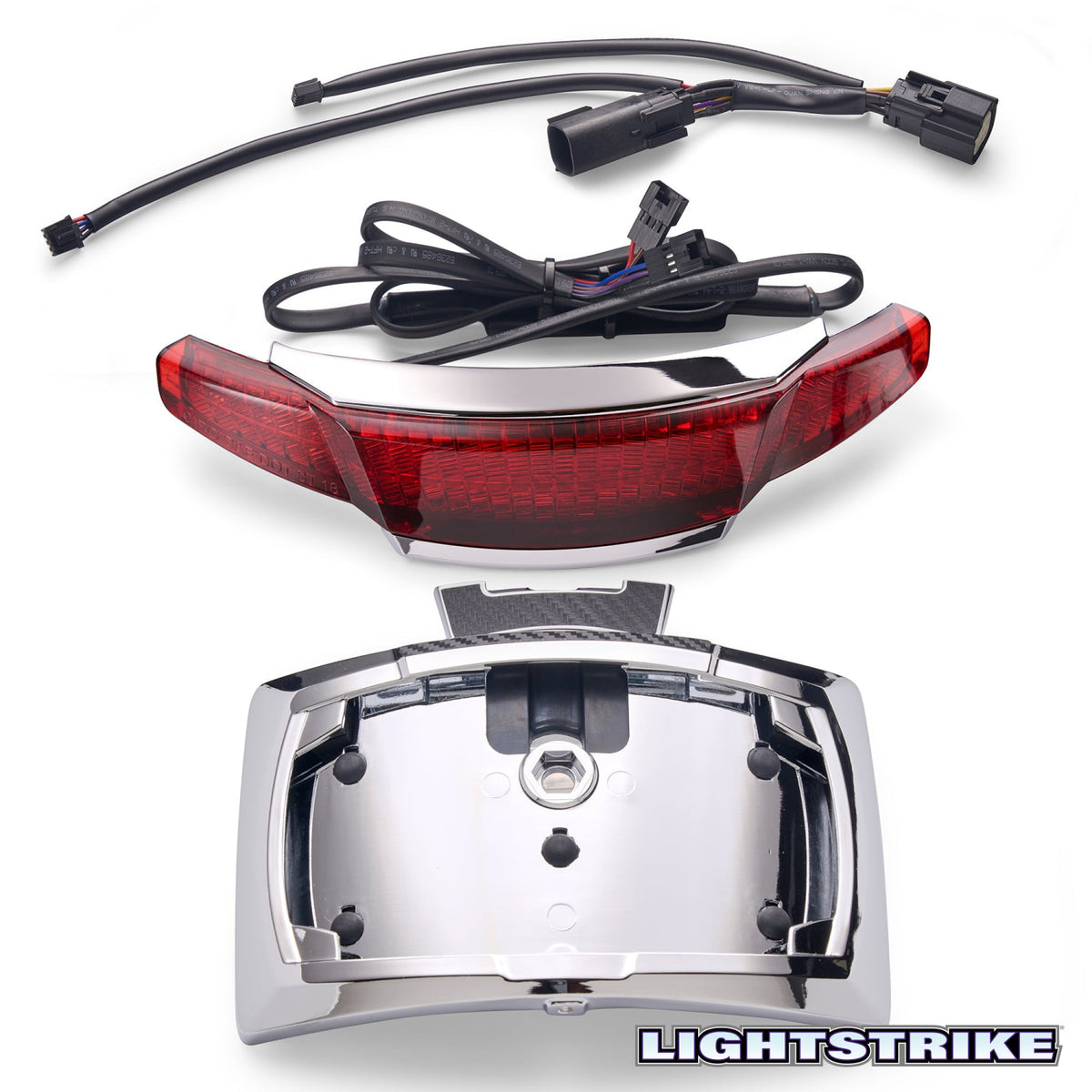 LATITUDE Tail Light & License Plate Holder with LIGHTSTRIKE® Lighting