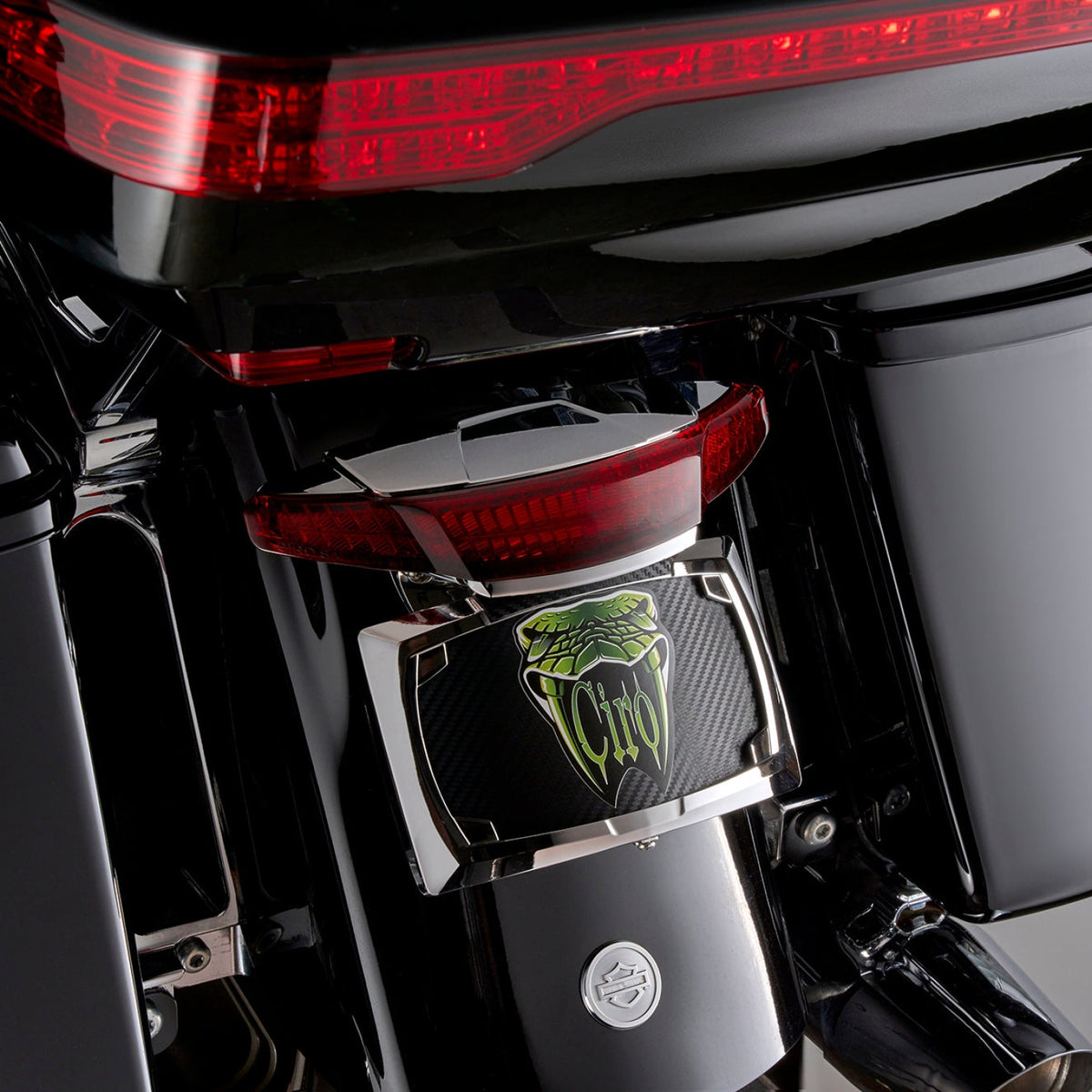 Latitude Tail Light with Lightstrike® for Ultra Red Lens / Chrome Accessory