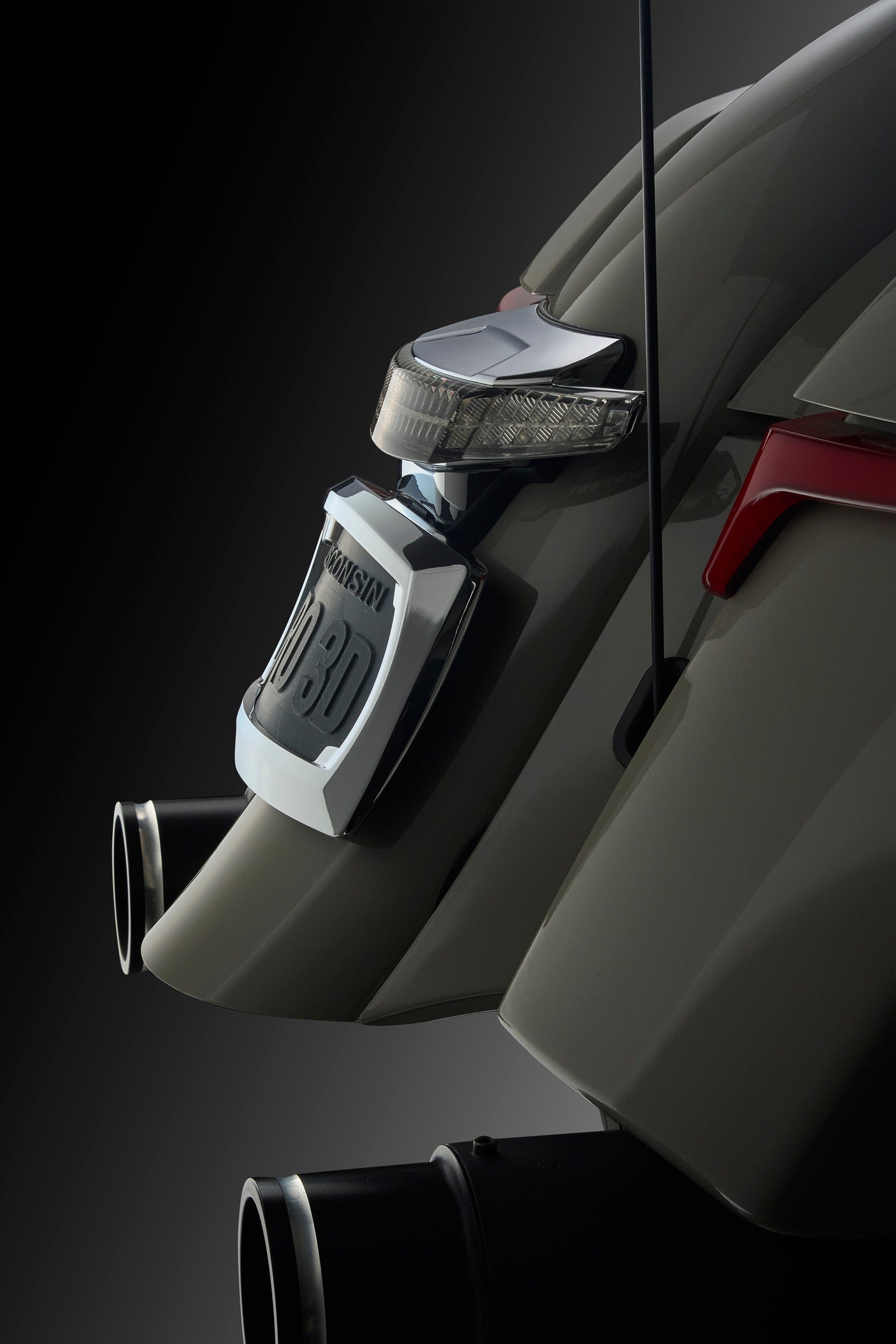 Latitude Tail Light & Plate Mount + Lightstrike® for Indian - COMING SOON Accessory