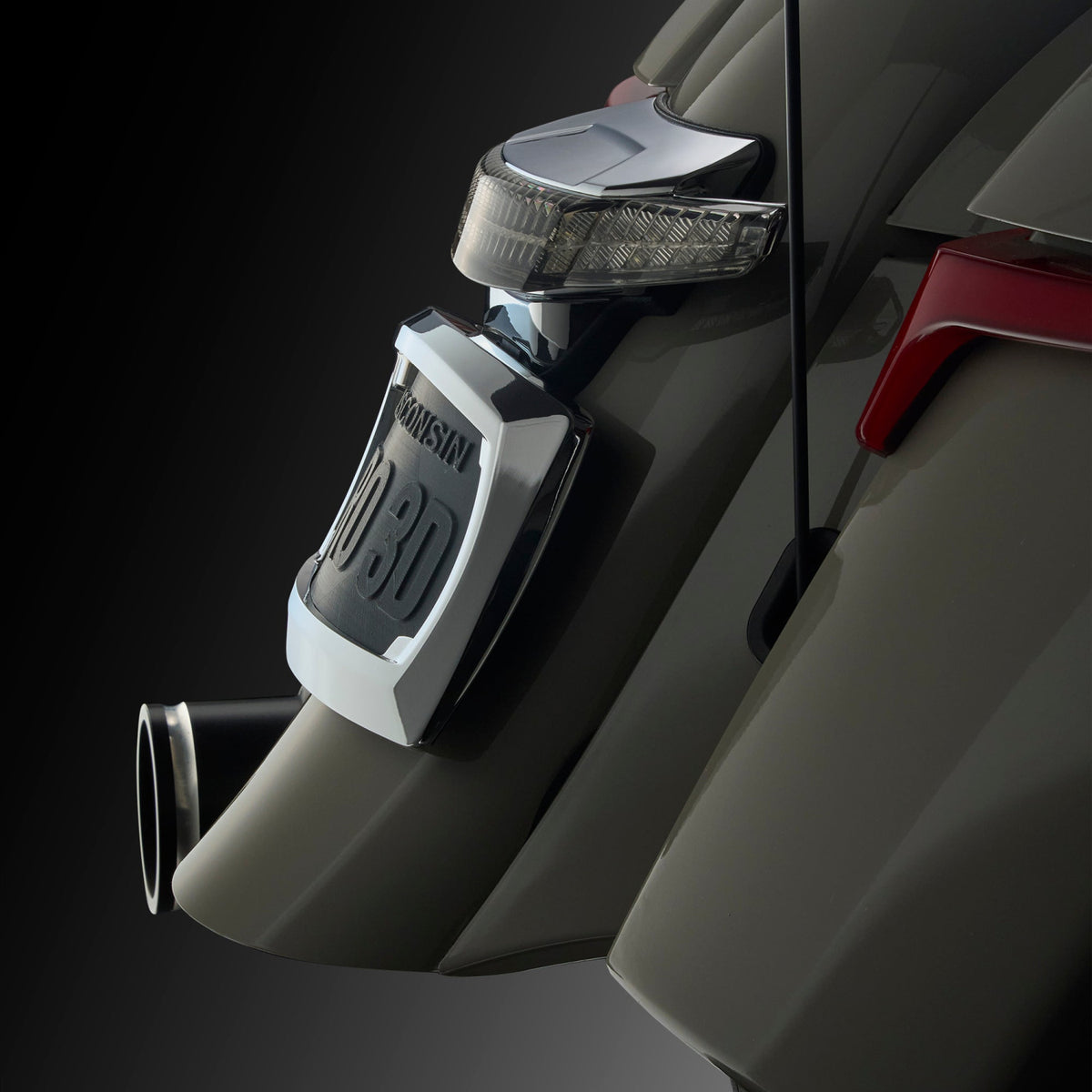Latitude Tail Light & Plate Mount + Lightstrike® for Indian - COMING SOON Accessory