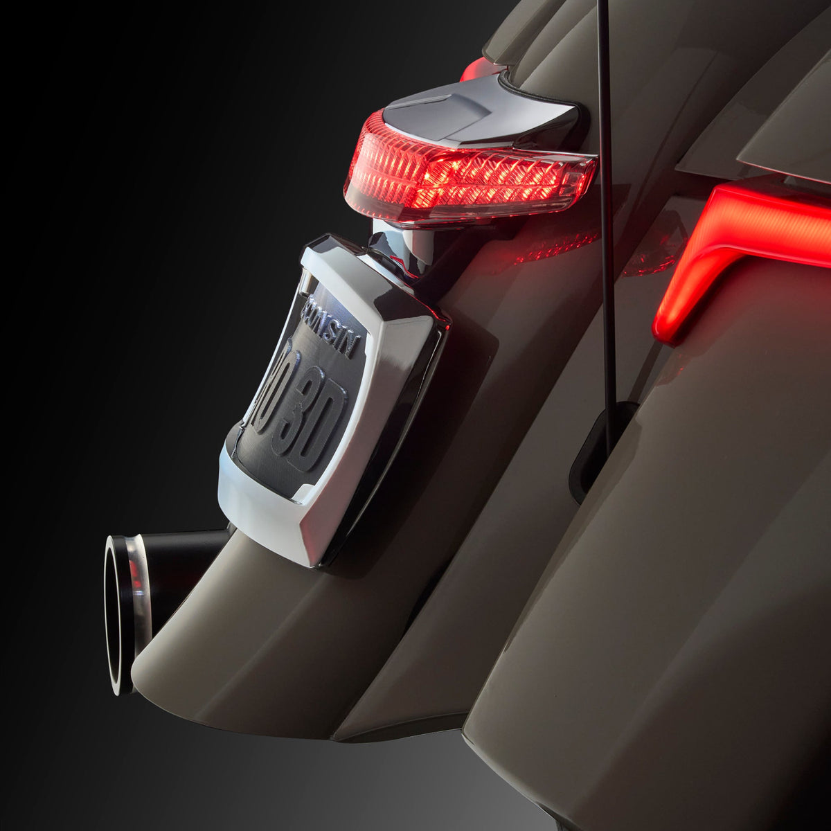 Latitude Tail Light & Plate Mount + Lightstrike® for Indian - COMING SOON Accessory