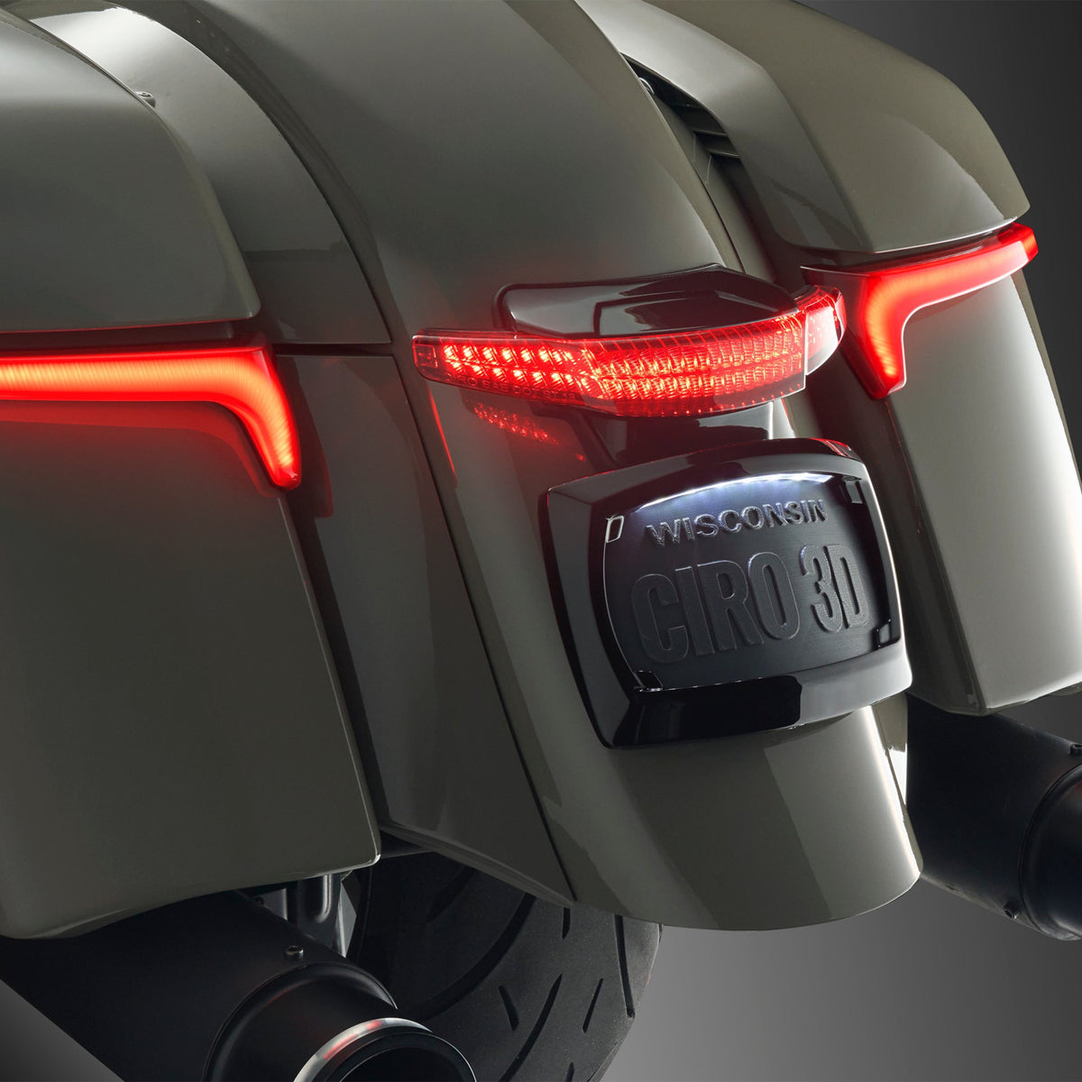 Latitude Tail Light & Plate Mount + Lightstrike® for Indian - COMING SOON Accessory