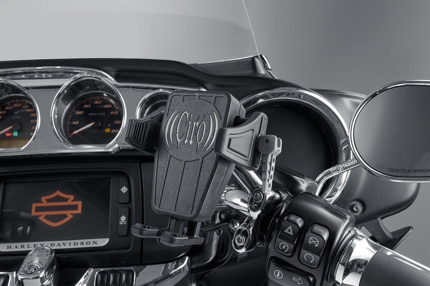 GEN 2 Cybercharger® Phone Holder with Offset Perch Mount