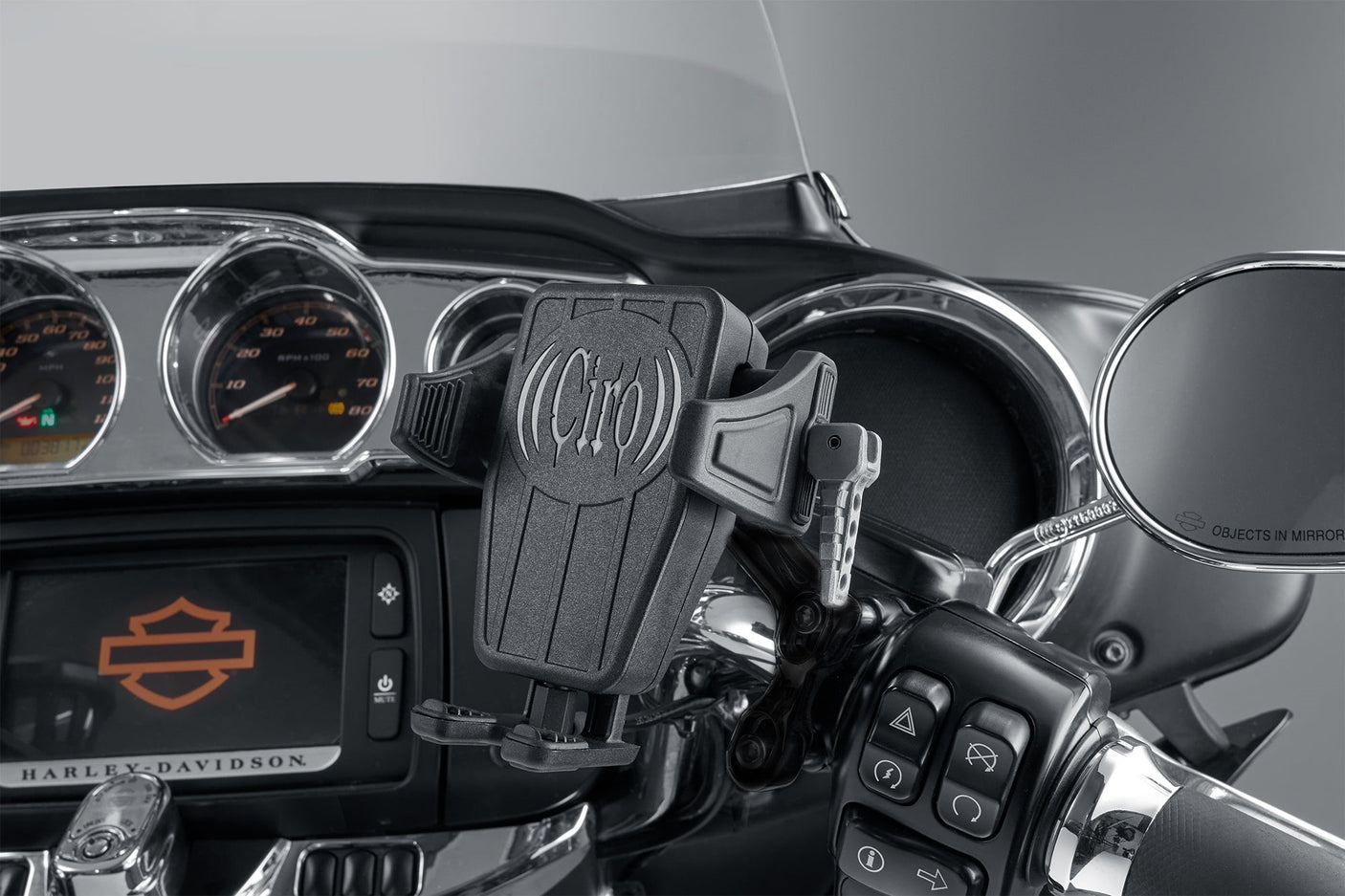 GEN 2 Cybercharger® Phone Holder with Offset Perch Mount