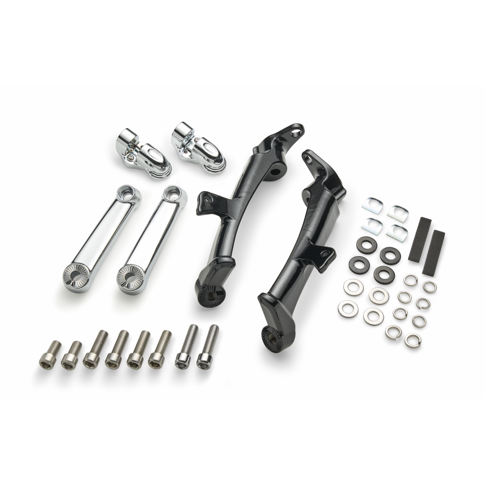 Frame Mounted Adjustable Highway Peg Mount Kit - COMING SOON - Chrome / Standard - Accessory