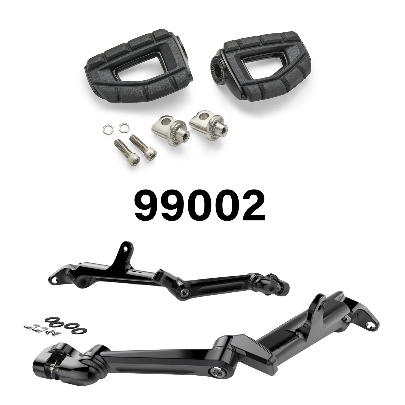 Frame Mounted Adjustable Highway Peg Mount Kit