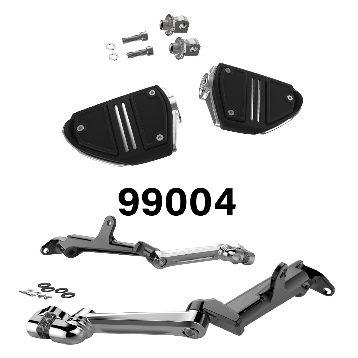 Frame Mounted Adjustable Highway Peg Mount Kit