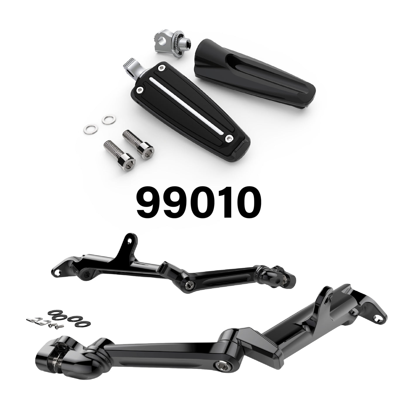 Frame Mounted Adjustable Highway Peg Mount Kit