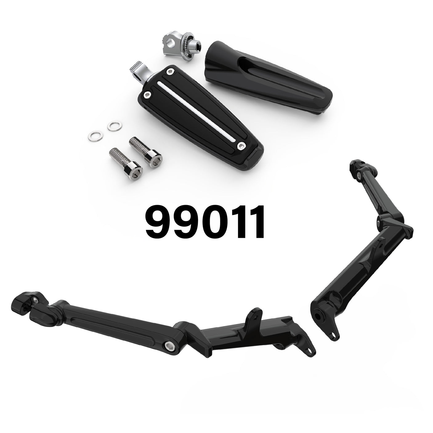 Frame Mounted Adjustable Highway Peg Mount Kit