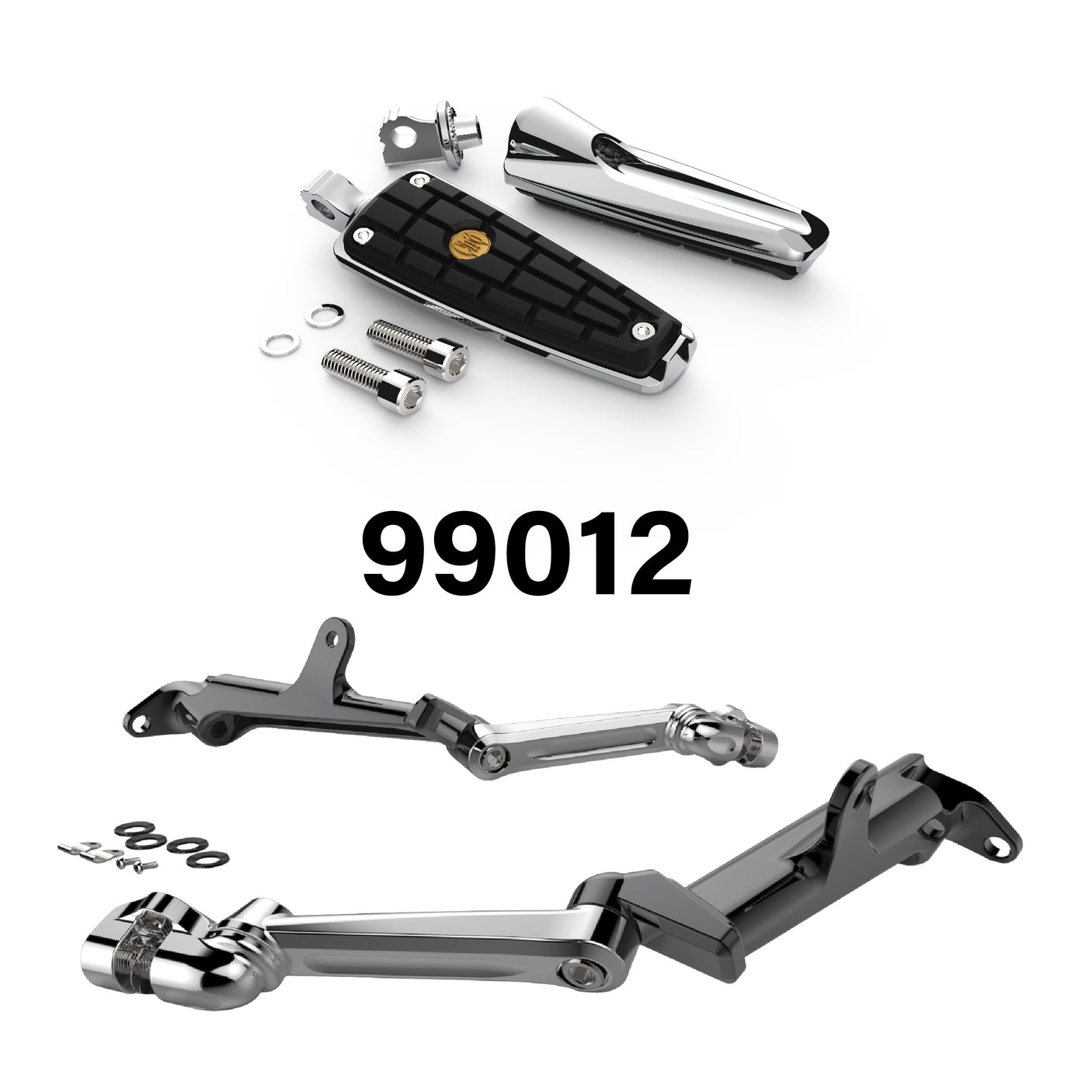 Frame Mounted Adjustable Highway Peg Mount Kit