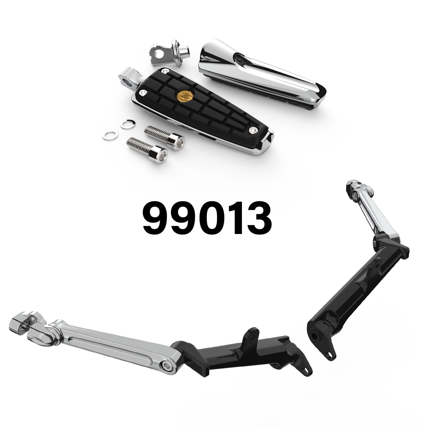 Frame Mounted Adjustable Highway Peg Mount Kit