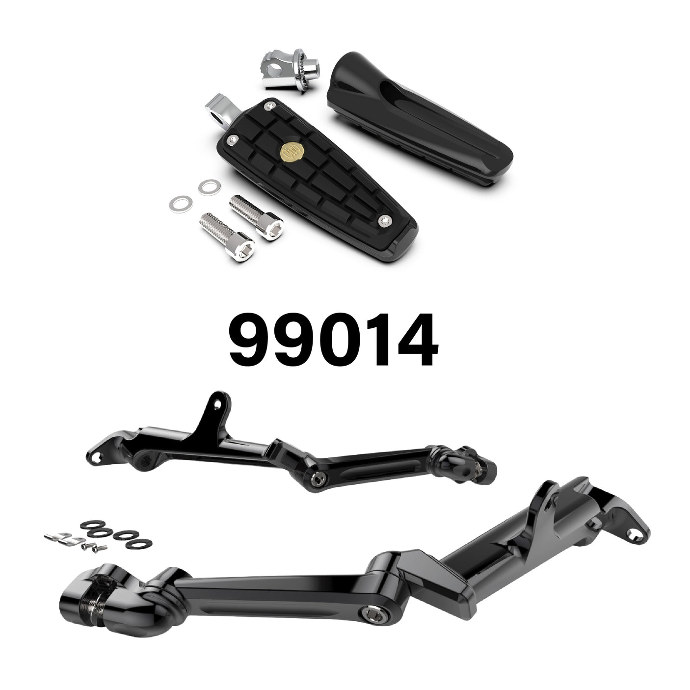 Frame Mounted Adjustable Highway Peg Mount Kit