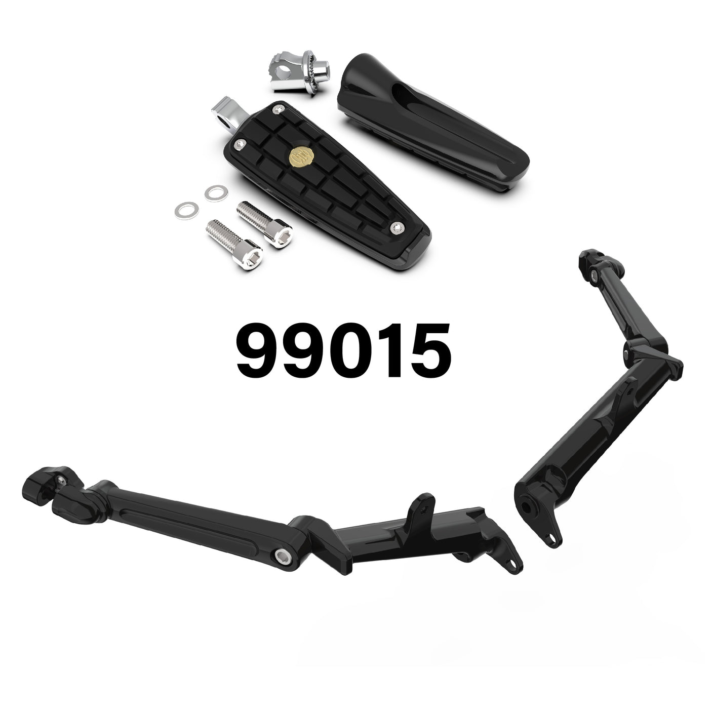 Frame Mounted Adjustable Highway Peg Mount Kit