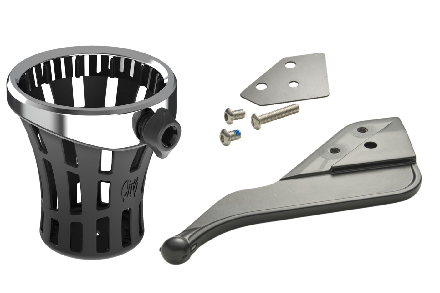 Passenger Drink Holder Mount & Drink Holder for Indian