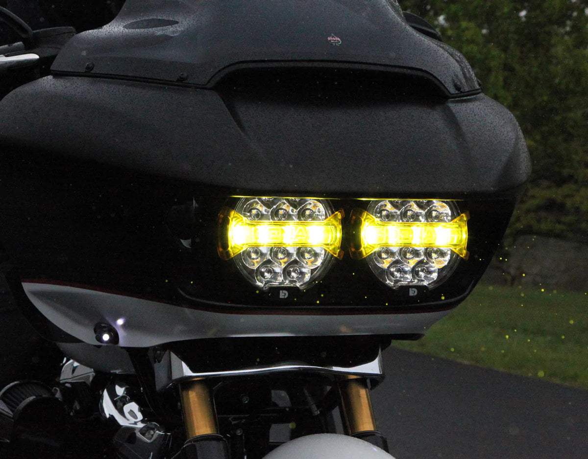 Destroyer® Headlight Kit by Denali for '15-'23 Road Glide