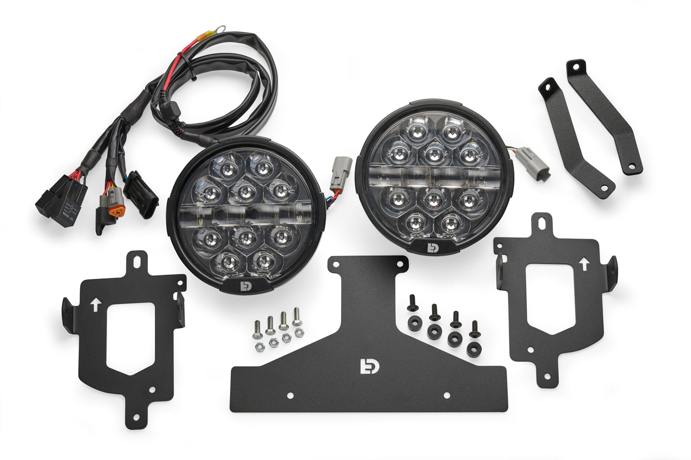 Destroyer® Headlight Kit by Denali for '15-'23 Road Glide
