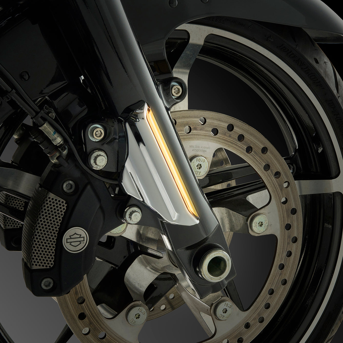 Fork Nav Lights for '23.5-up H-D Touring - COMING SOON