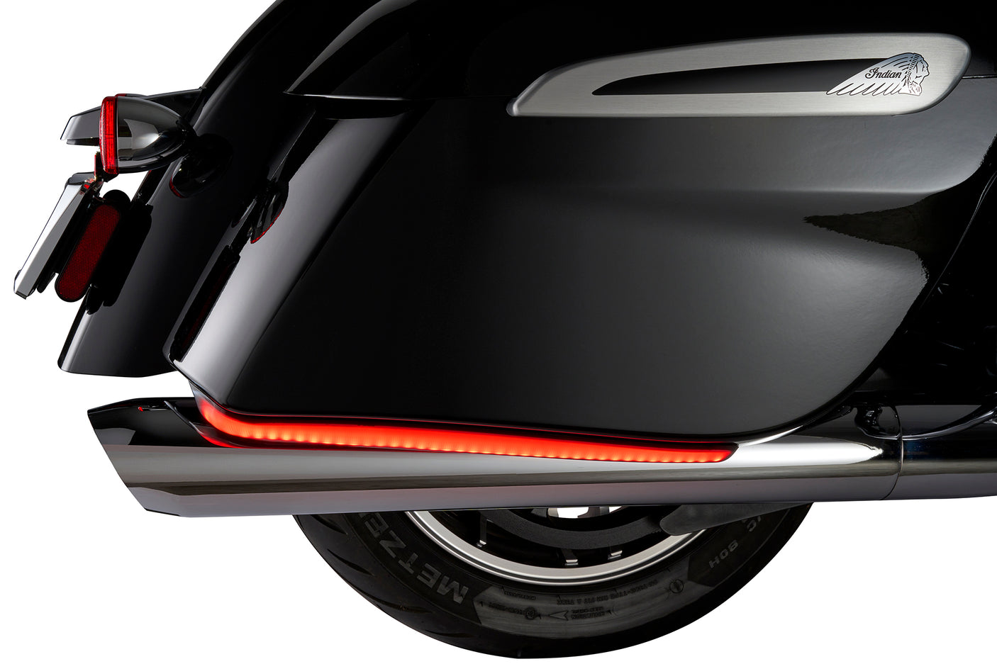 Machete Saddlebag LED Lights for Indian