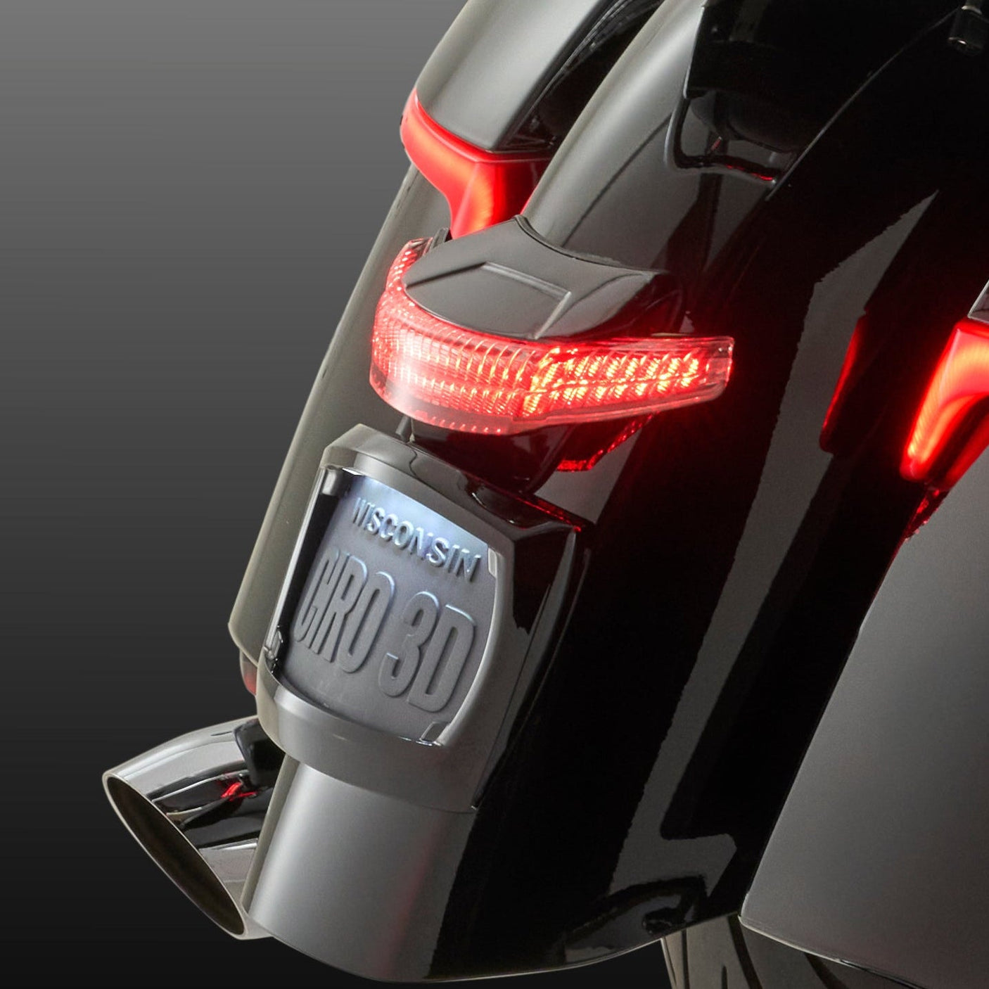 Latitude Tail Light & Plate Mount + Lightstrike® for Indian - COMING SOON Accessory