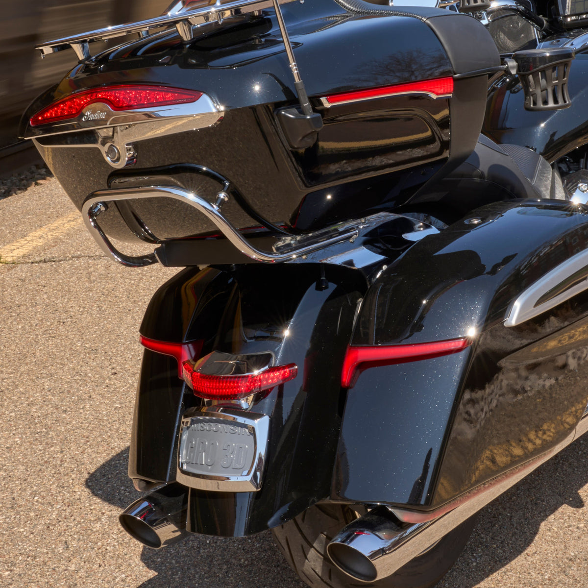 Latitude Tail Light & Plate Mount + Lightstrike® for Indian - COMING SOON Accessory