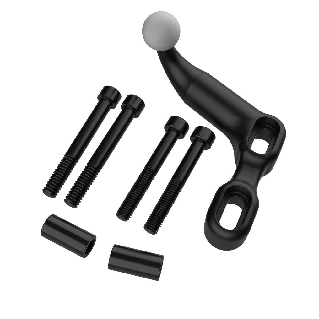 Trim Line Cybercharger Phone Holder with Black Perch Mount