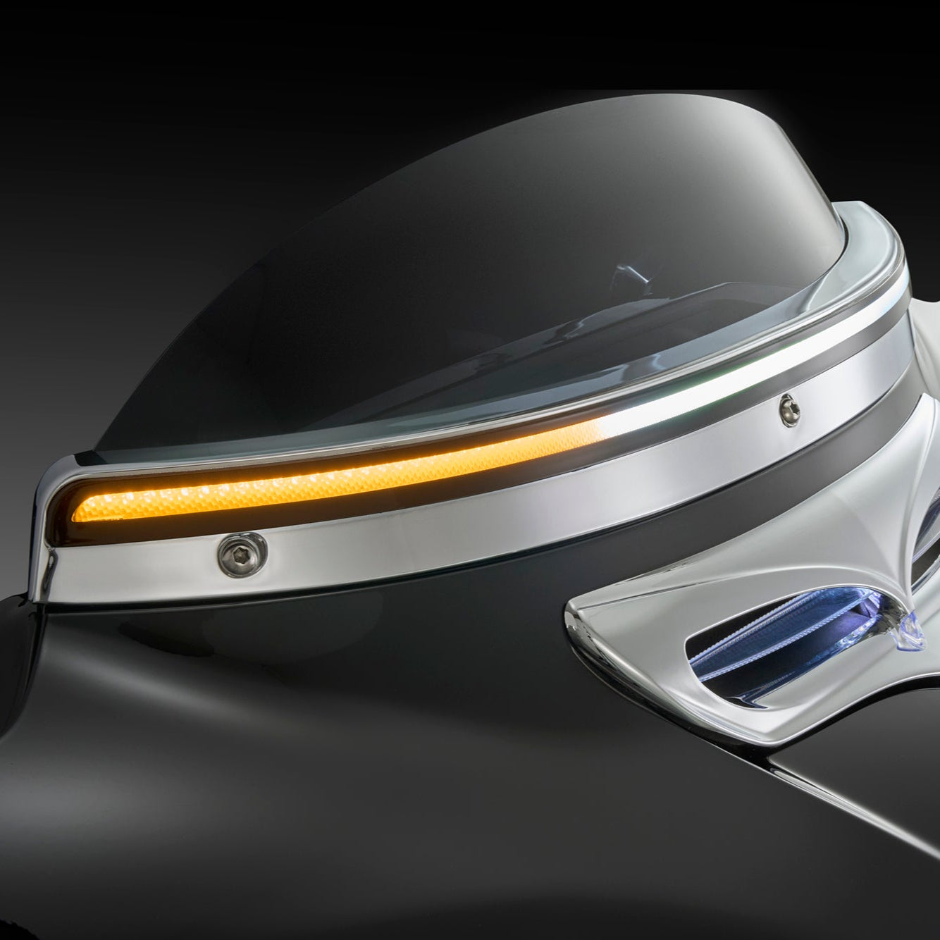 Solaire LED Lighted Windshield Trim