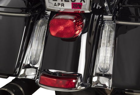 Filler Panel Lights For Ultra And Road King With All Red Leds In Chrome Or Black / Clear 14-Newer