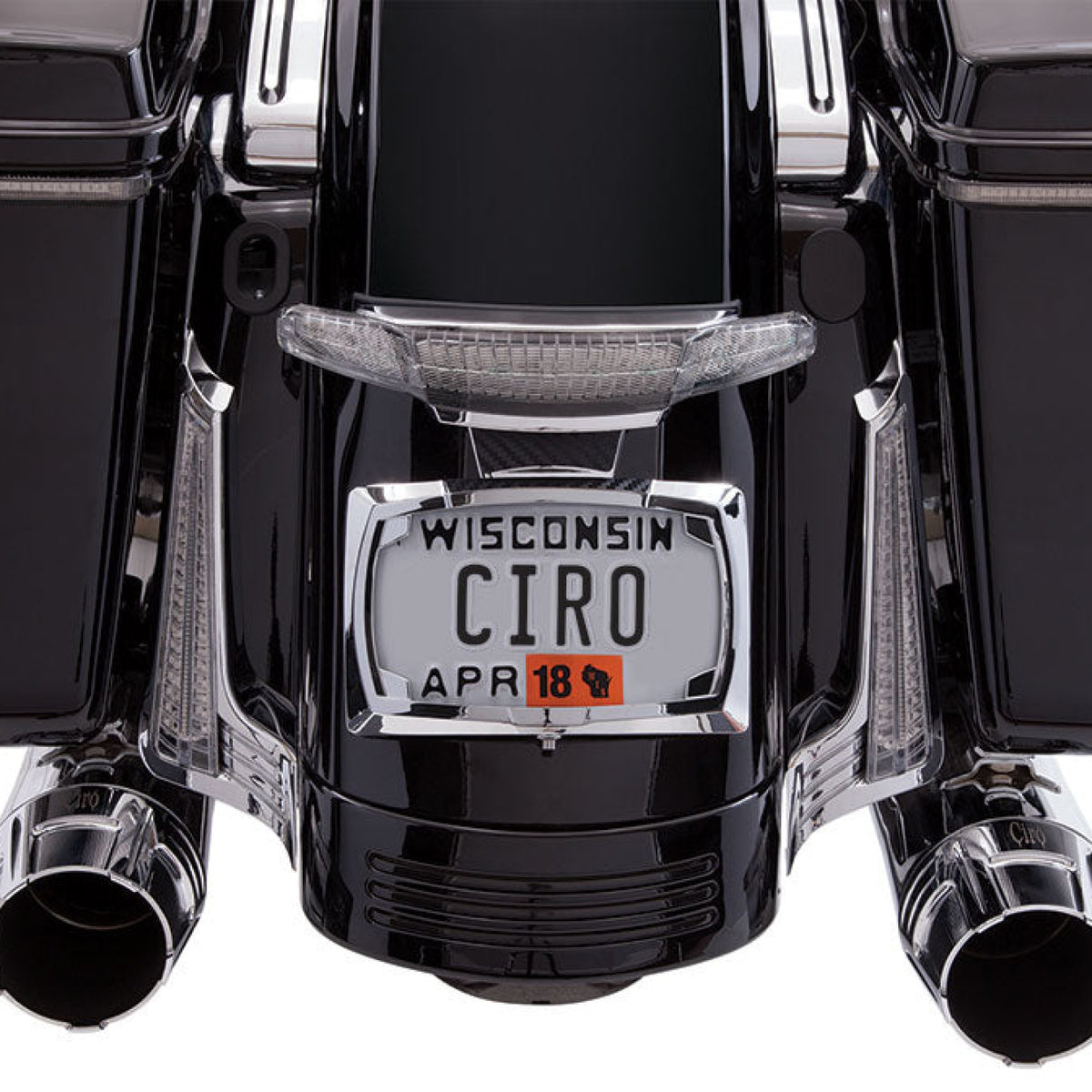 Latitude Tail Light & License Plate Holder with Lightstrike® Accessory
