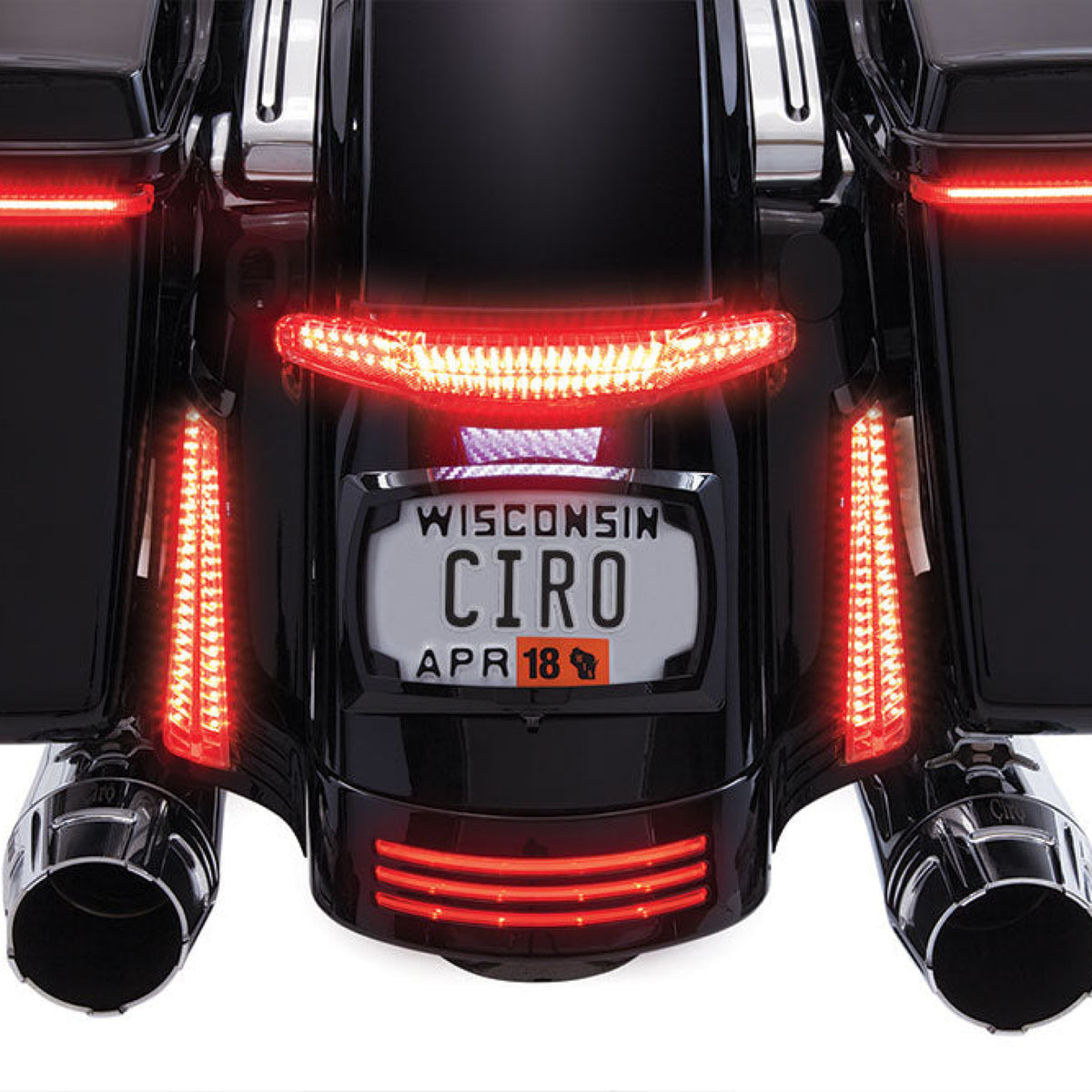 Latitude Tail Light & License Plate Holder with Lightstrike® Accessory