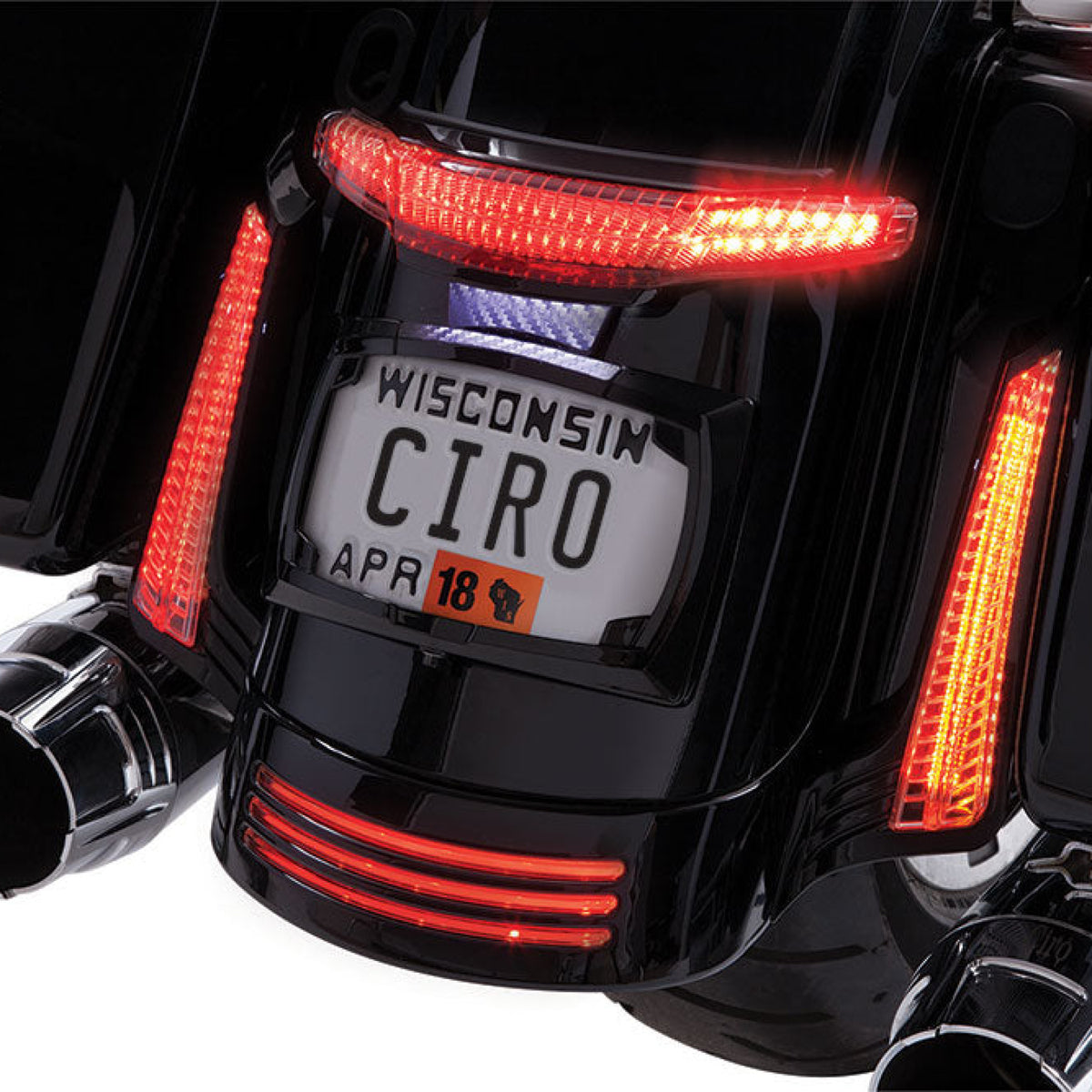 Latitude Tail Light & License Plate Holder with Lightstrike® Accessory