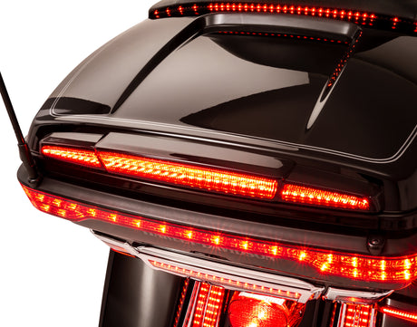 Streak trunk light with Lightstrike  | Ciro | For Harley-Davidson |Red  lens with black body
