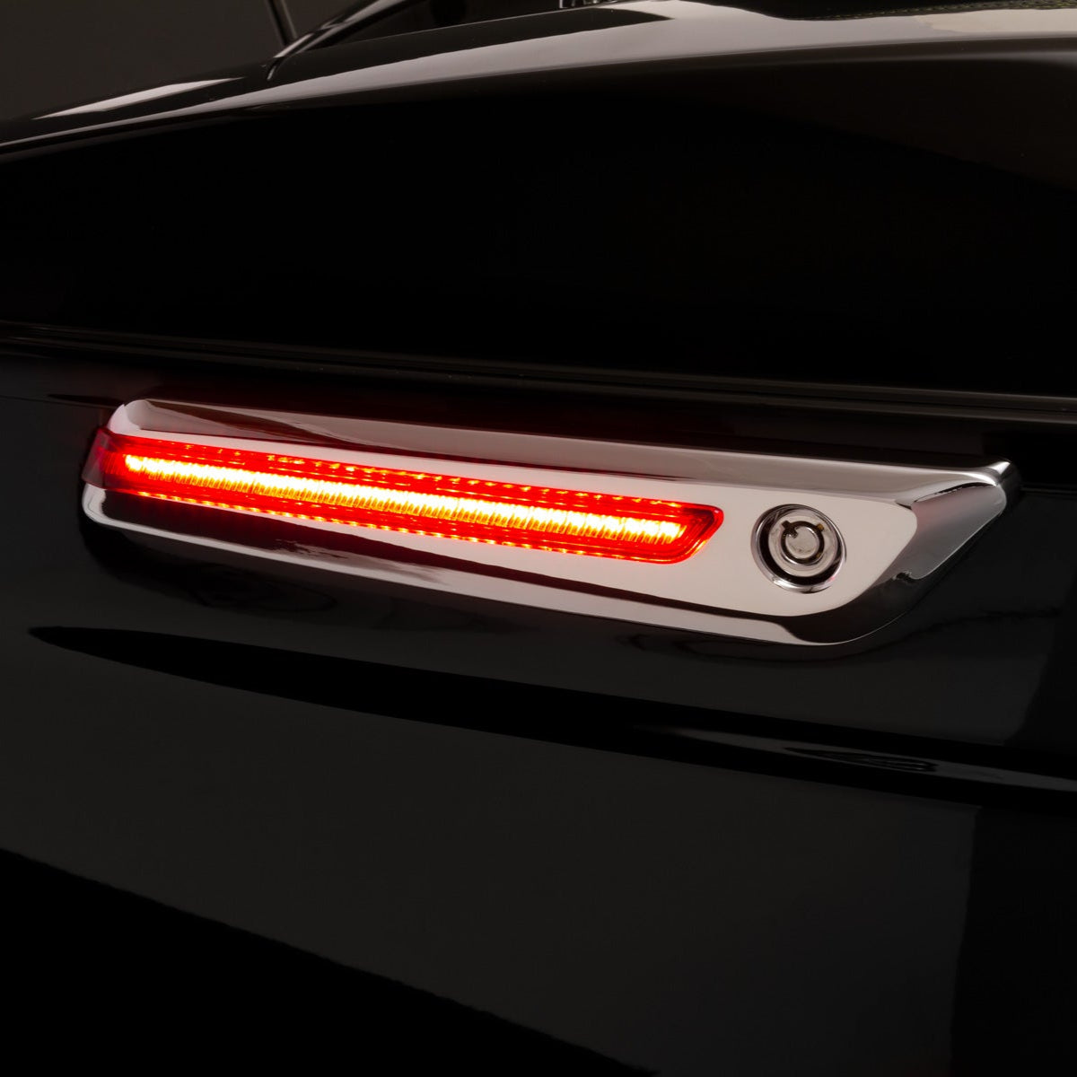 LED Lighted Saddlebag Hinge Covers