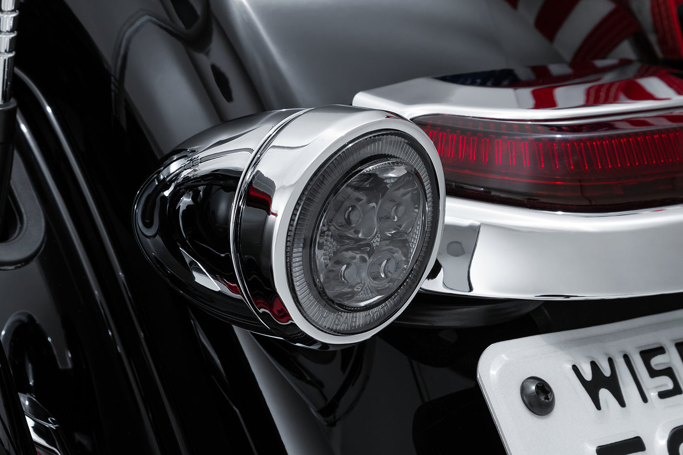 Fang® Rear Signal Light Inserts With Bezel (Dual Circuit)
