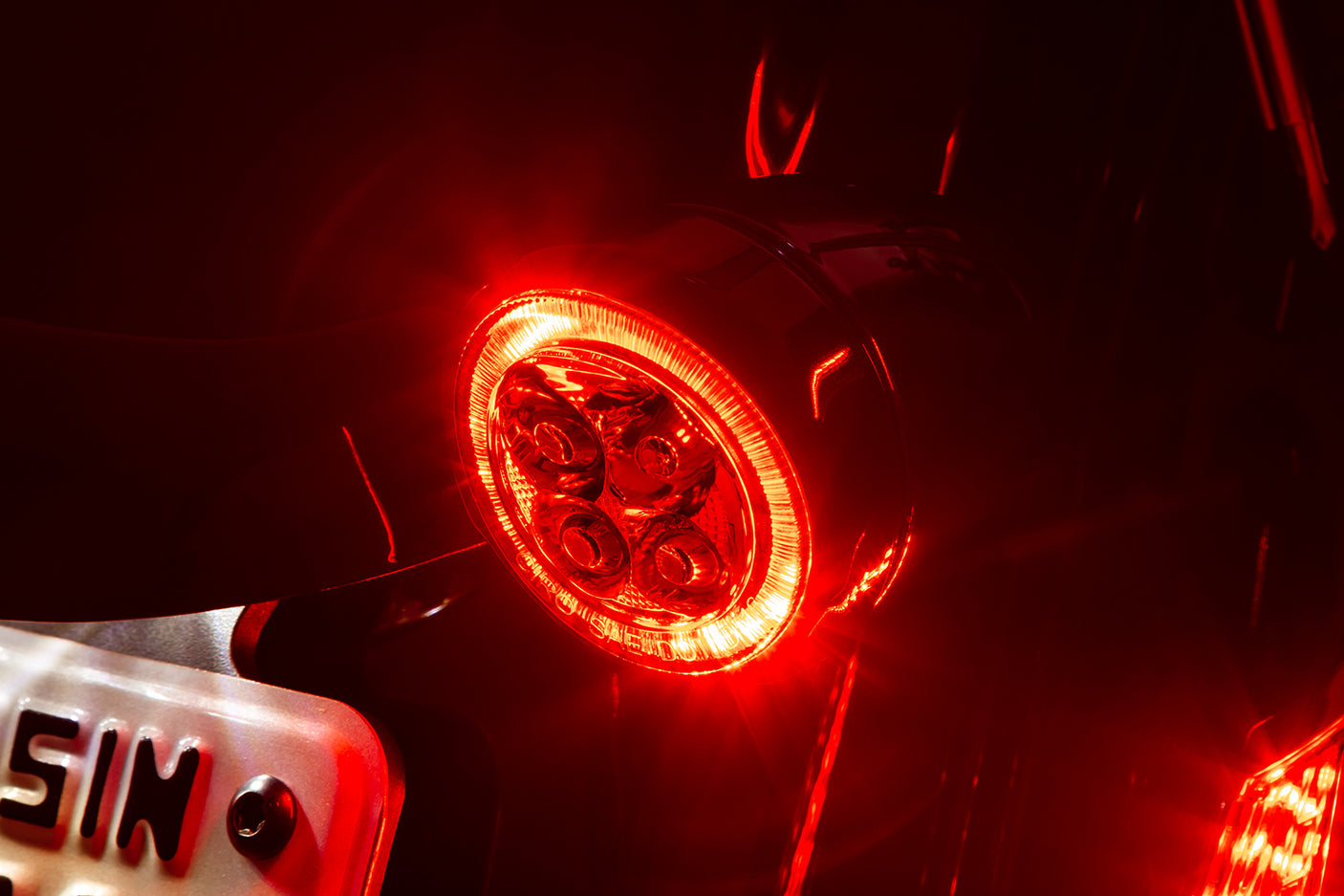 Fang® Rear Signal Light Inserts With Bezel (Dual Circuit)