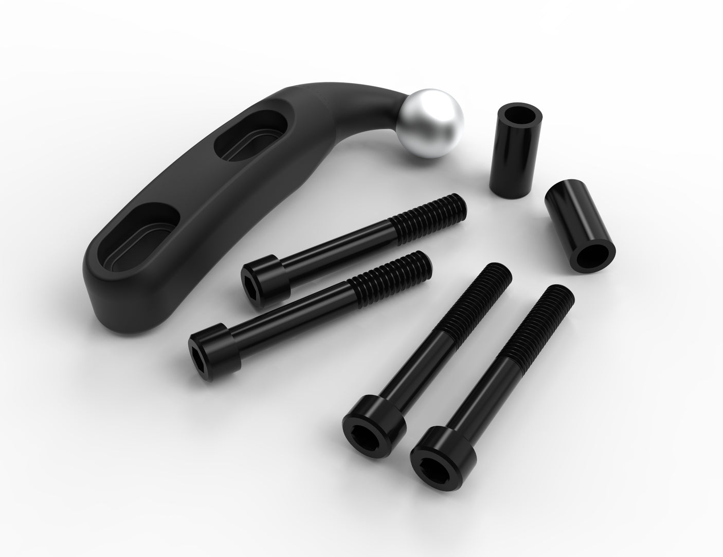 Ciro Universal Perch Ball Mount | Fits Most Motorcycles