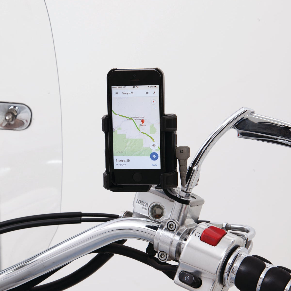 Smartphone / GPS Holder Standard or Premium With Mirror Mount