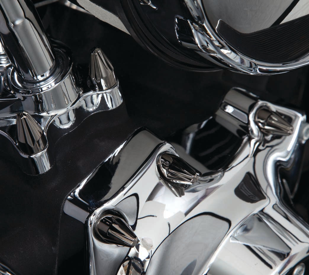 Spiked Twin Cam Engine Bolt Cover Kits