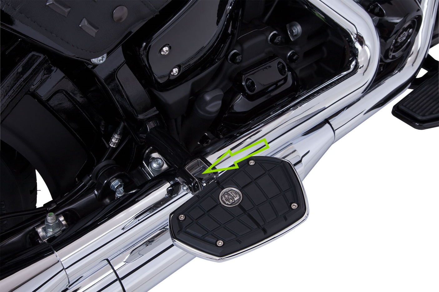 Ciro Softail Footpeg and Footrest Adapter | For Harley-Davidson Softail