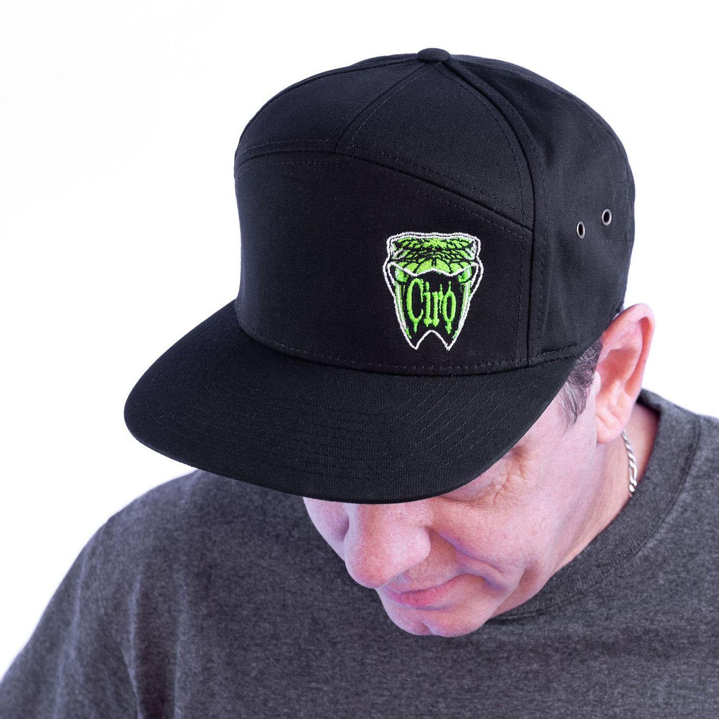 Ciro Baseball Cap in Black