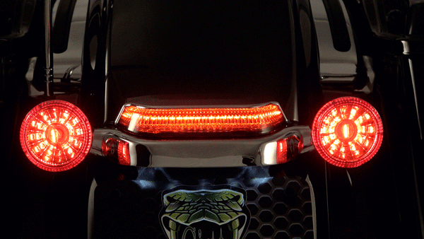 Harley custom tail online lights