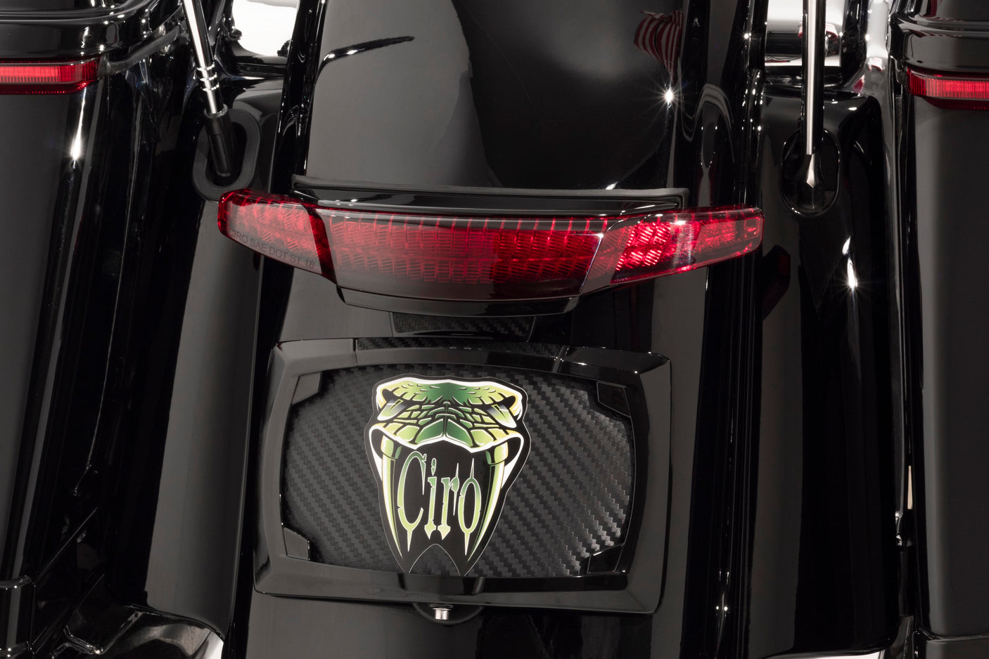 Latitude Tail Light & License Plate Holder with Lightstrike®