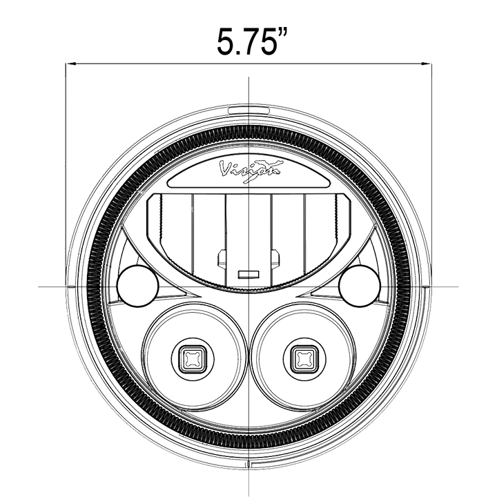 XMC 5.75" LED Headlight by Vision X