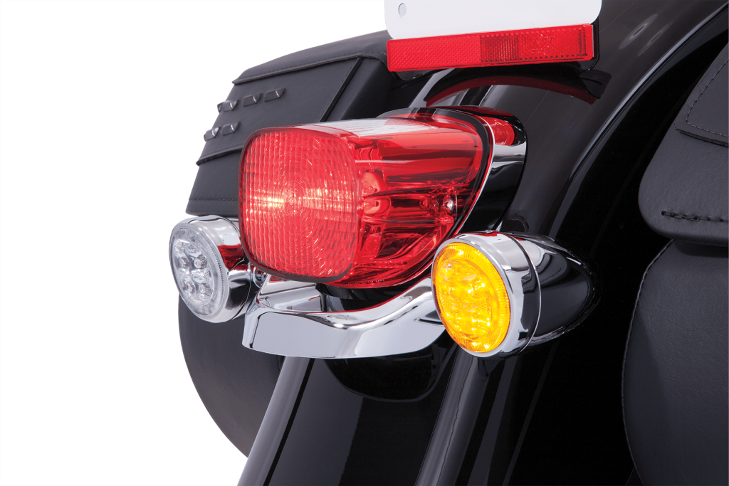 Fang amber led turn signal  with chrome bezel | Ciro 