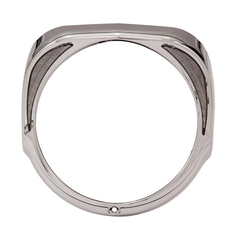 Fang Led Headlight Bezel In Chrome Or Black / 14-Up Ciro