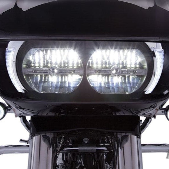 Fang Led Headlight Bezel In Chrome Or Black Ciro