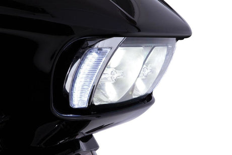 Fang Led Headlight Bezel In Chrome Or Black Ciro