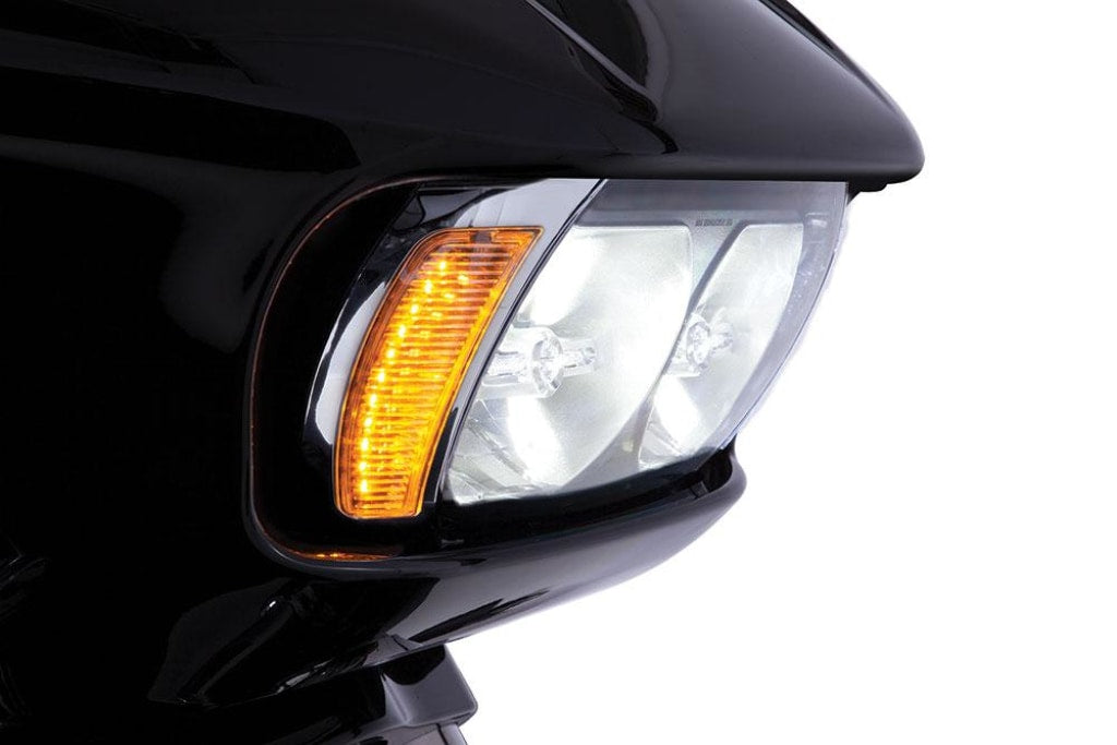 Fang Led Headlight Bezel In Chrome Or Black Ciro