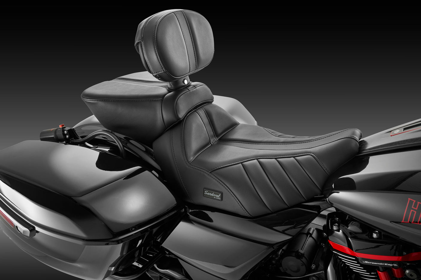 Sandoval Driver Backrest by Ciro for '23-up Touring Models - COMING SOON